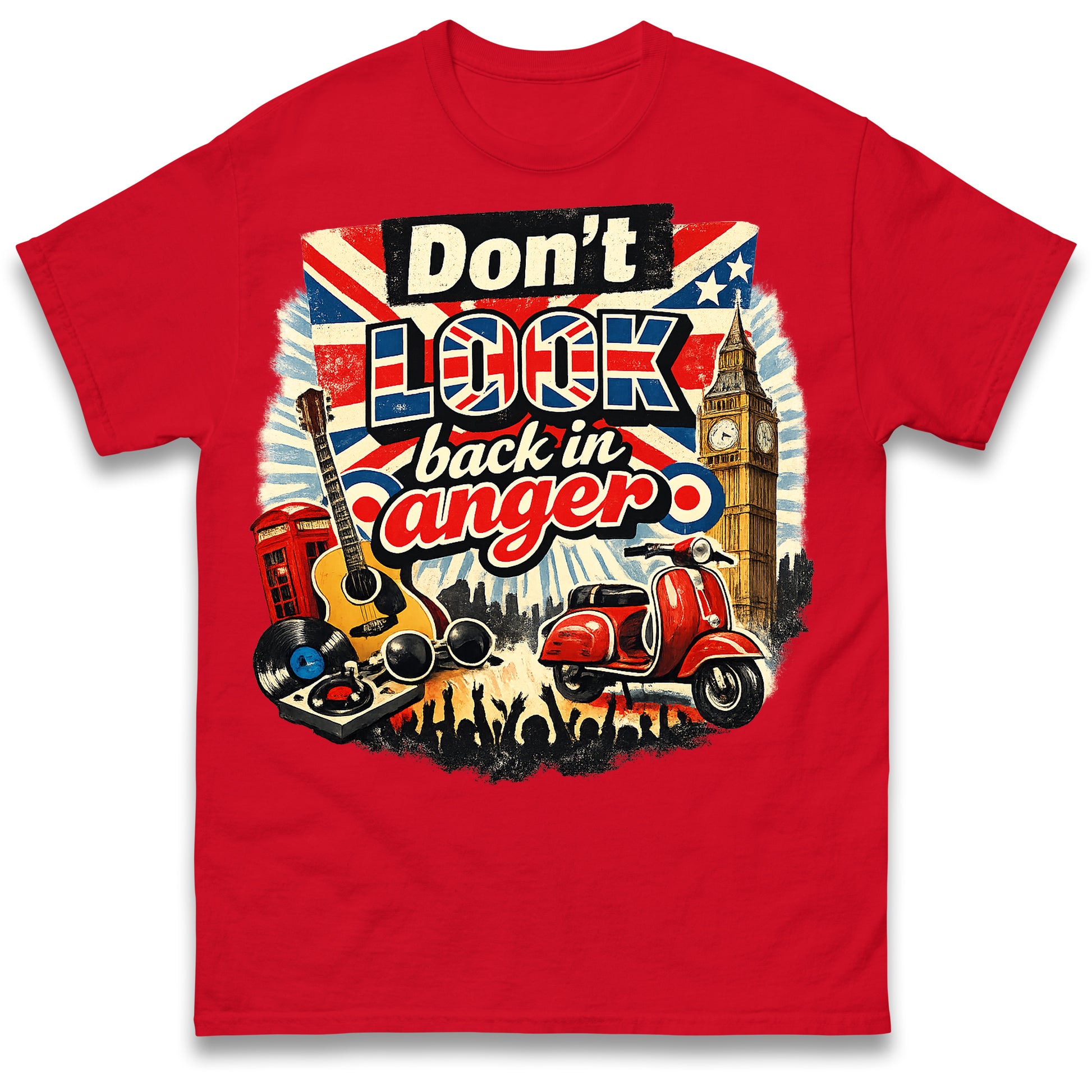 Don't Look Back in Anger T Shirt