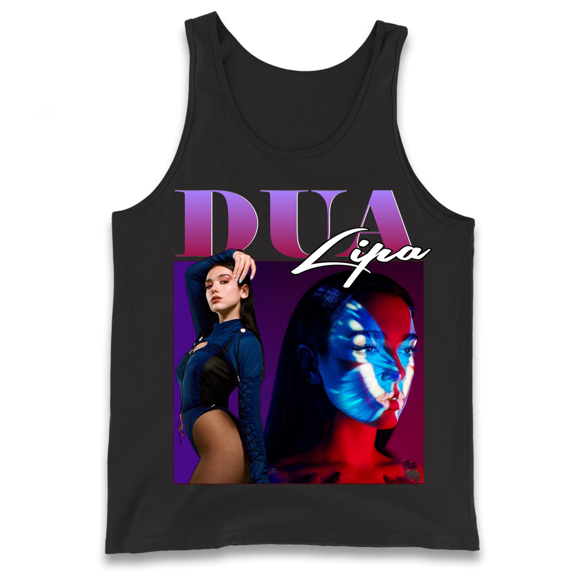 Dua Lipa Black Tank Top