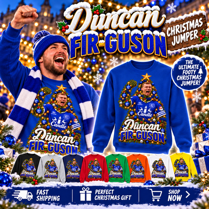 Duncan Ferguson Everton Christmas Jumper