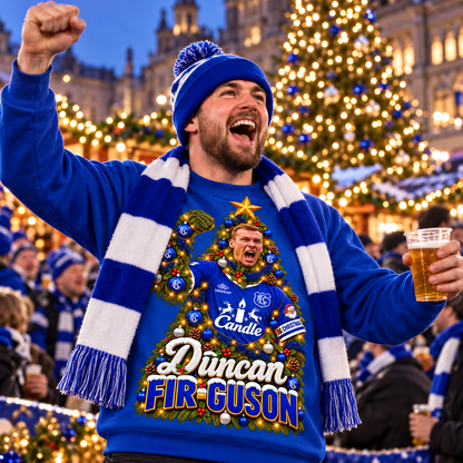 Duncan Ferguson Everton Christmas Jumper