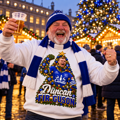 Duncan Ferguson Everton Christmas Jumper