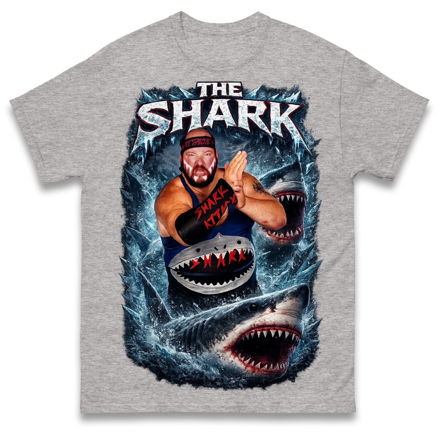 Earthquake John Tenta The Shark Pro Wrestling T Shirt