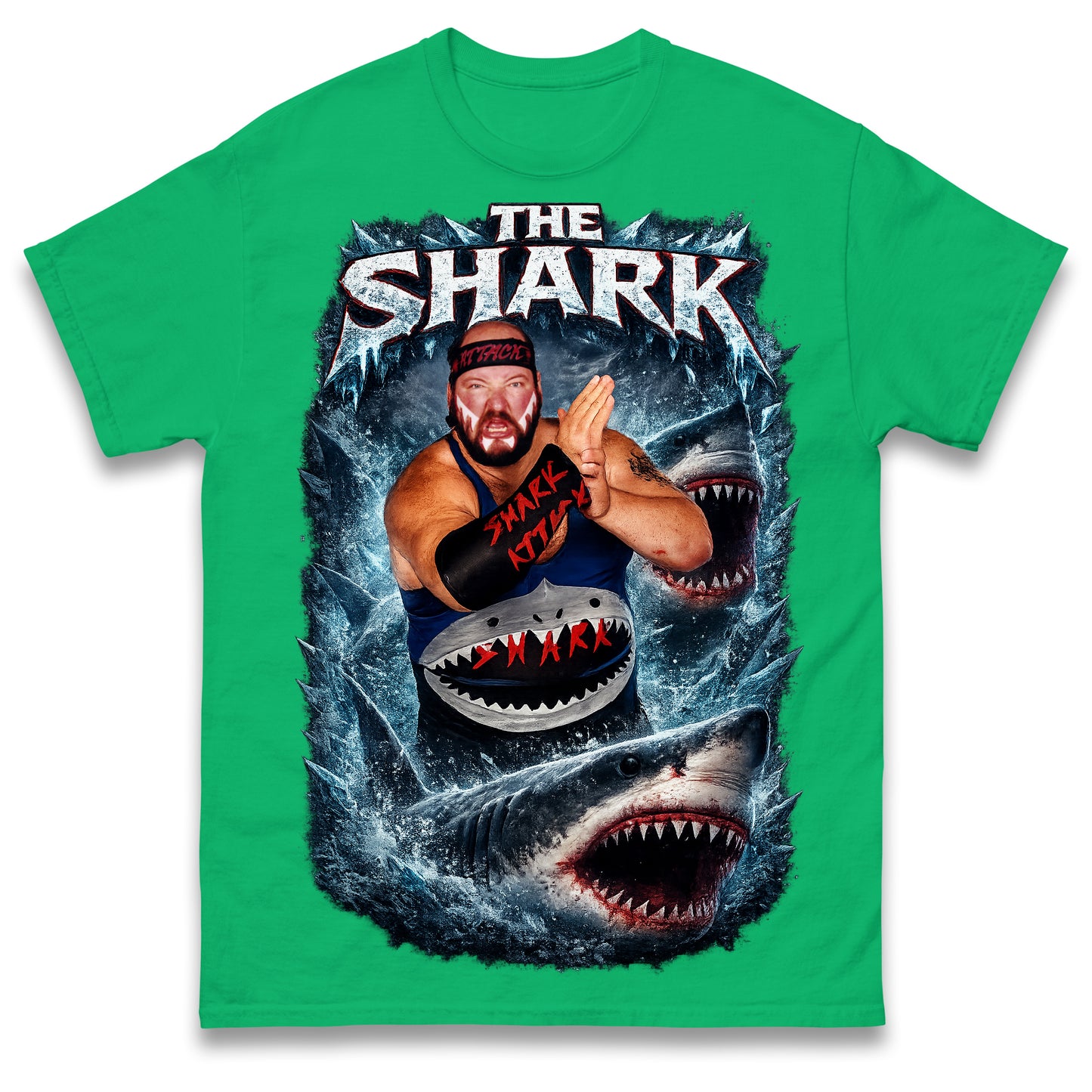 Earthquake John Tenta The Shark Pro Wrestling T Shirt