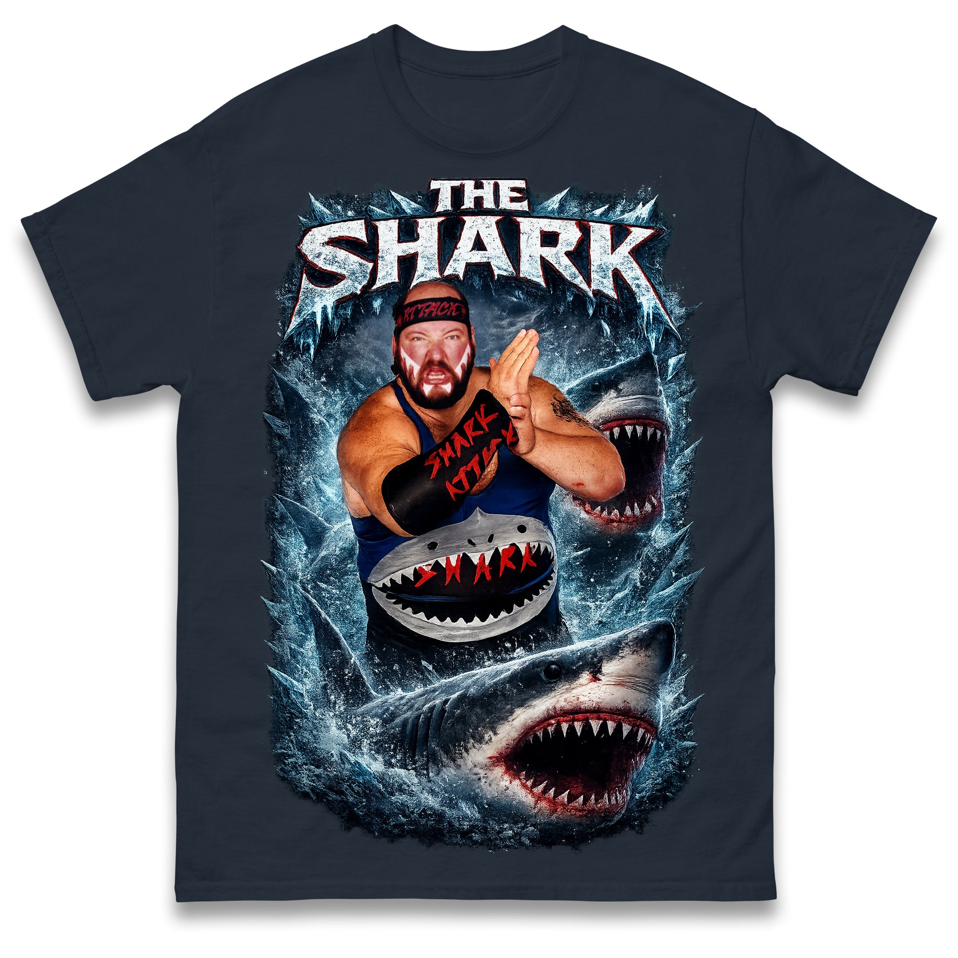 Earthquake John Tenta The Shark Pro Wrestling T Shirt