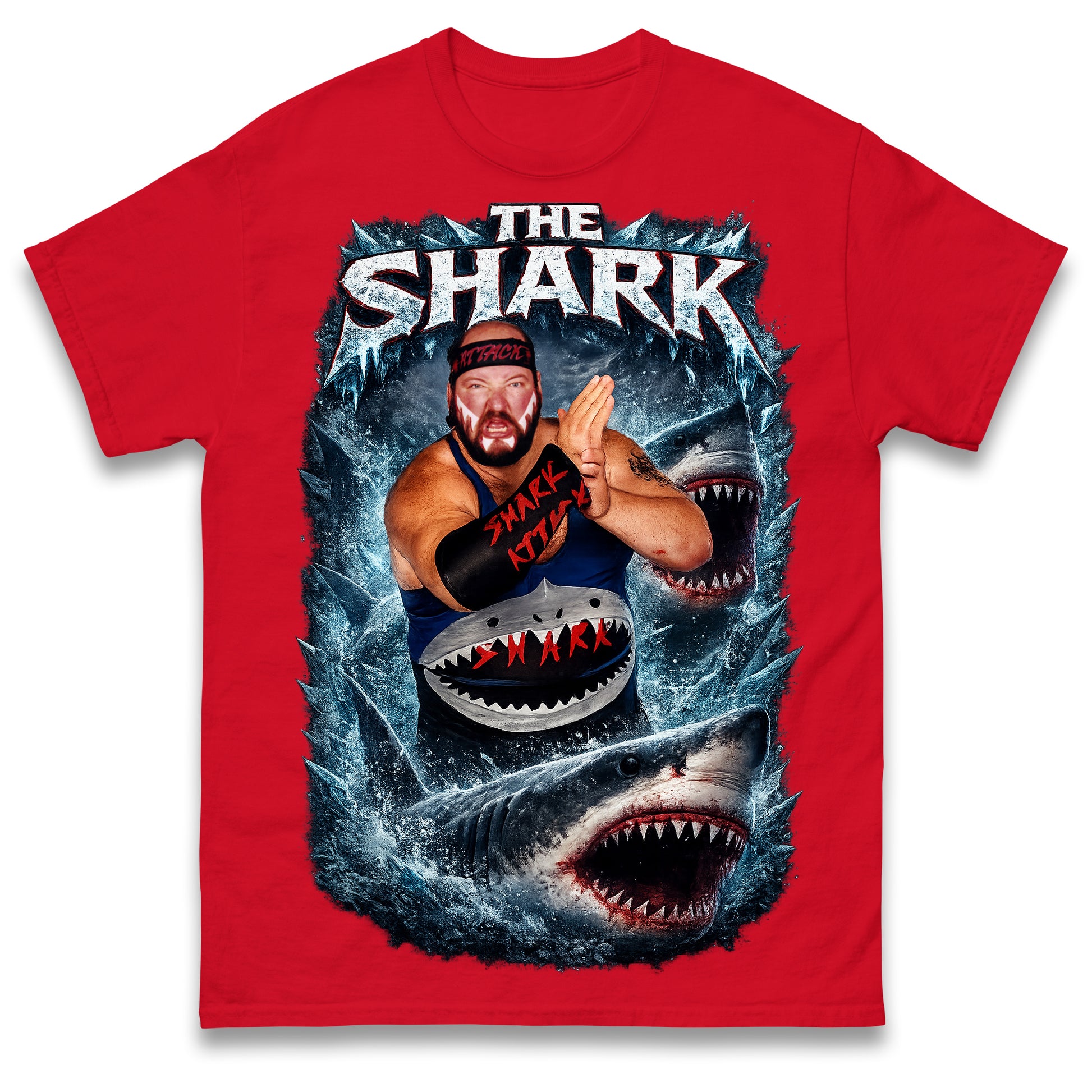 Earthquake John Tenta The Shark Pro Wrestling T Shirt