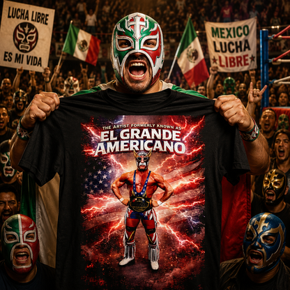 El Grande Americano Wrestling T Shirt