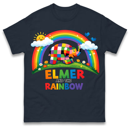 Elmer and The Rainbow Book Day T Shirt
