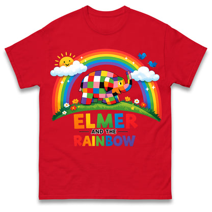 Elmer and The Rainbow Book Day T Shirt