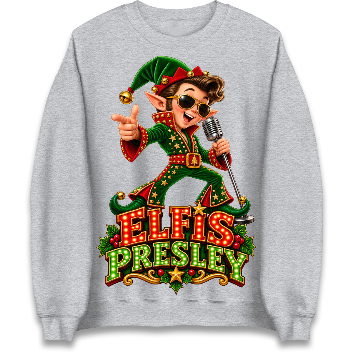 Elvis Presley Christmas Jumper