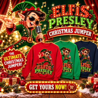 Elvis Presley Christmas Jumper