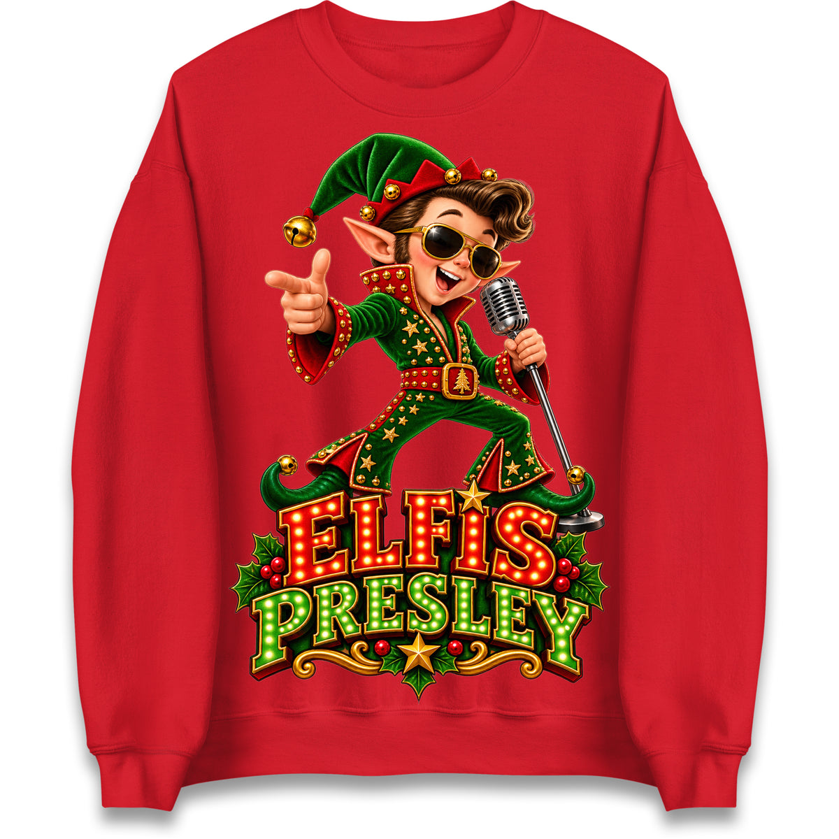 Elvis Presley Christmas Jumper