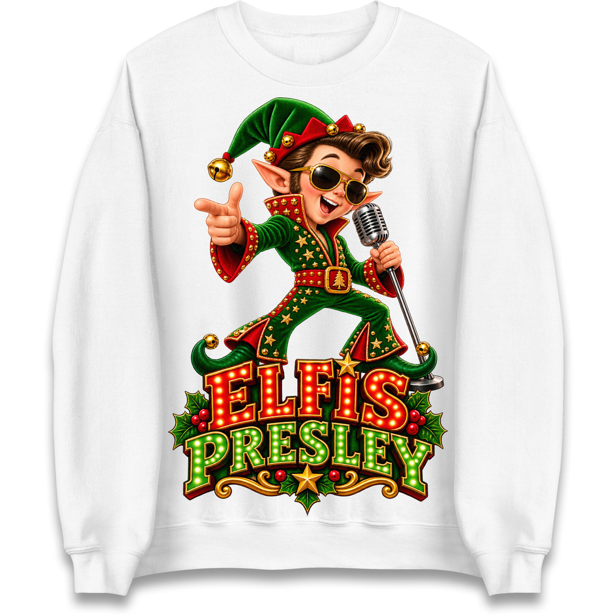 Elvis Presley Christmas Jumper