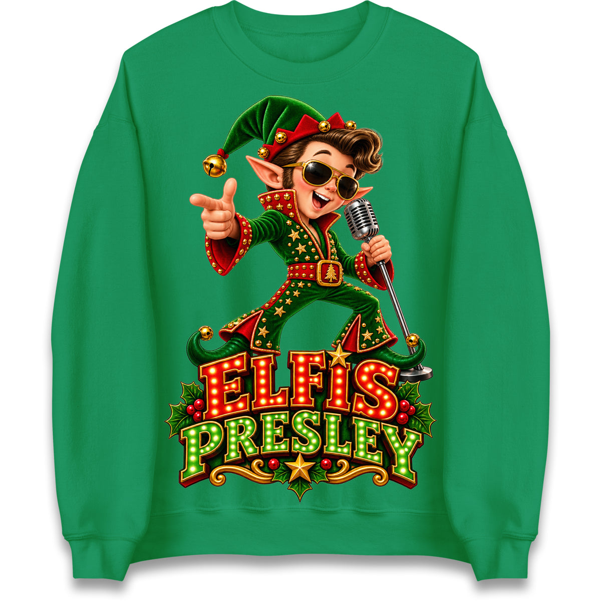 Elvis Presley Christmas Jumper