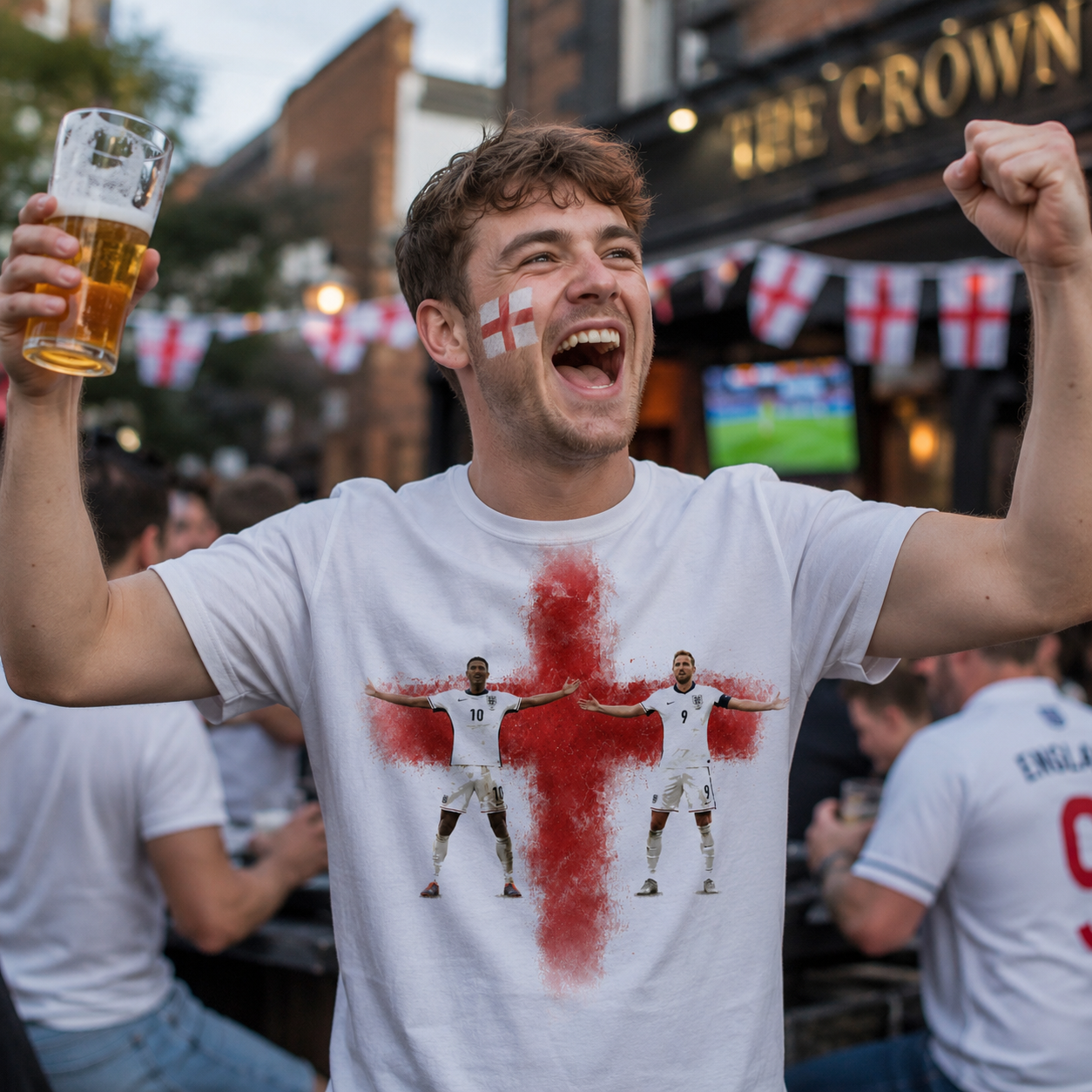 England T Shirt Mens