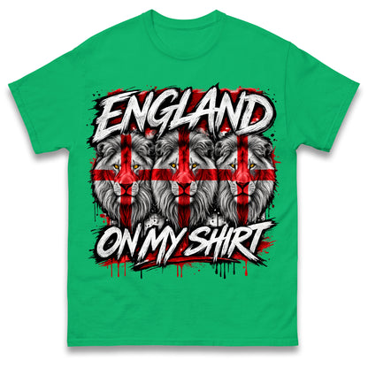 England Three Lions on My Shirt T Shirt