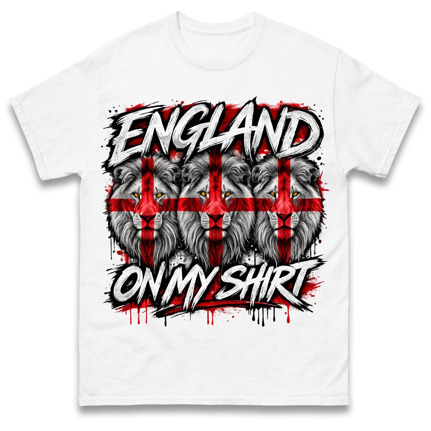 England Three Lions on My Shirt T Shirt