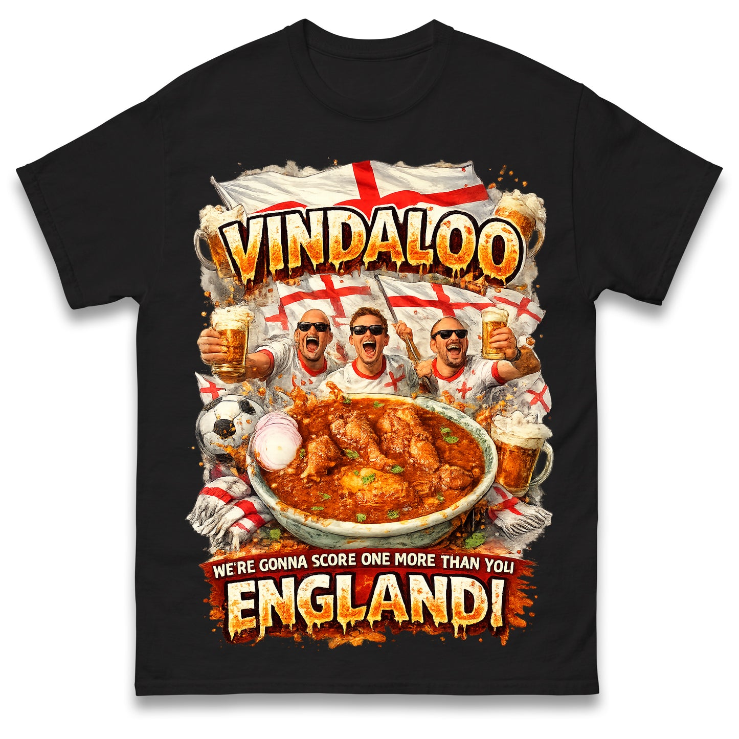 England Vindaloo Football Shirt