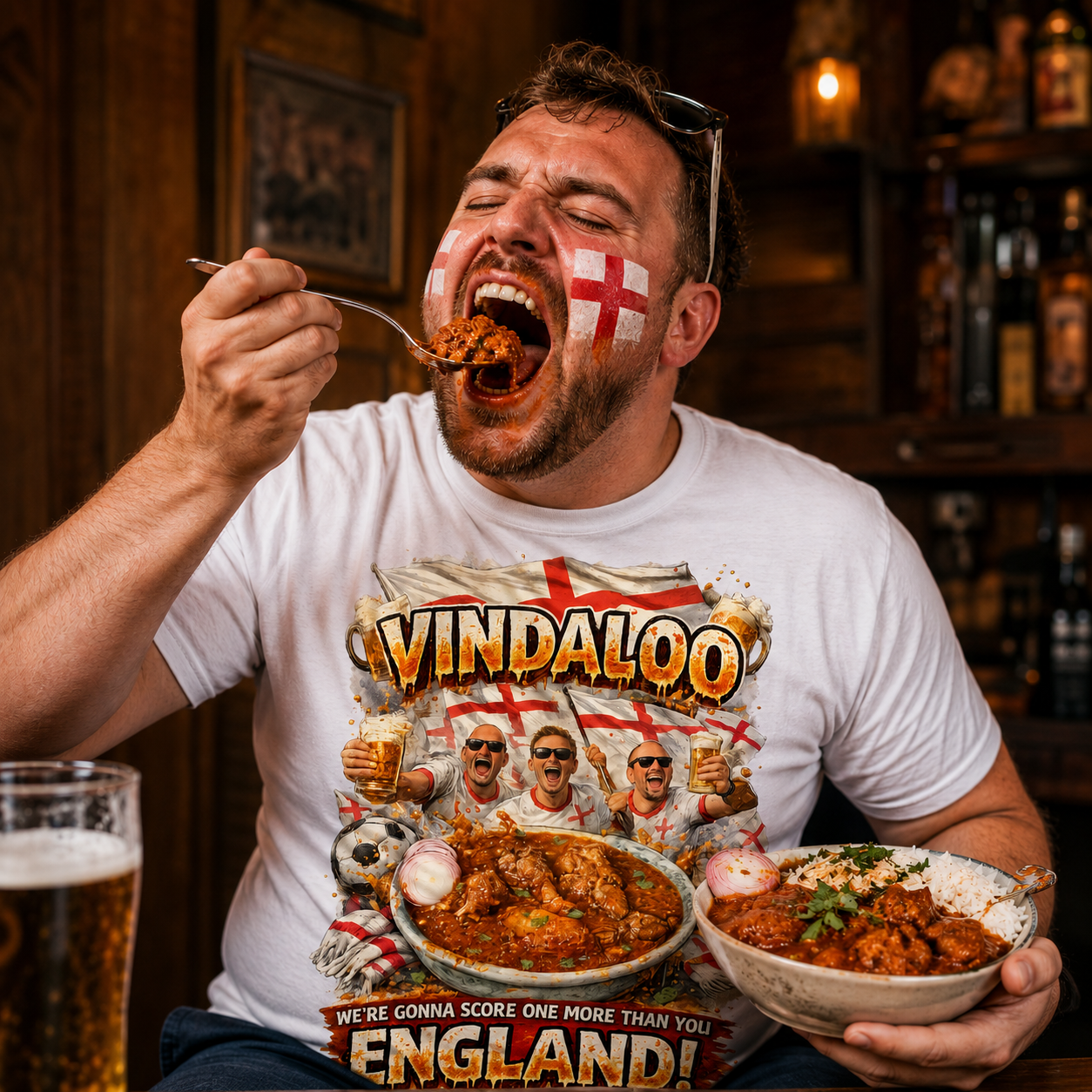 England Vindaloo Football Shirt