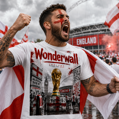 England Wonderwall World Cup 2026 Football Shirt