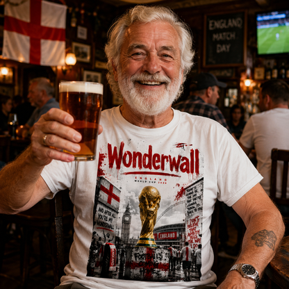 England Wonderwall World Cup 2026 Football Shirt