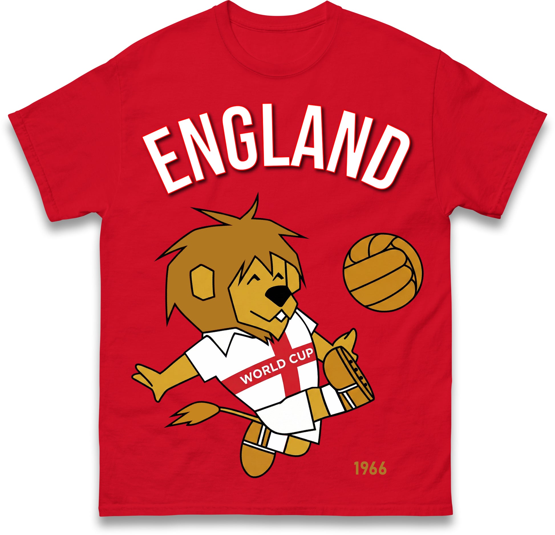 England World Cup Willie England 1966 T Shirt