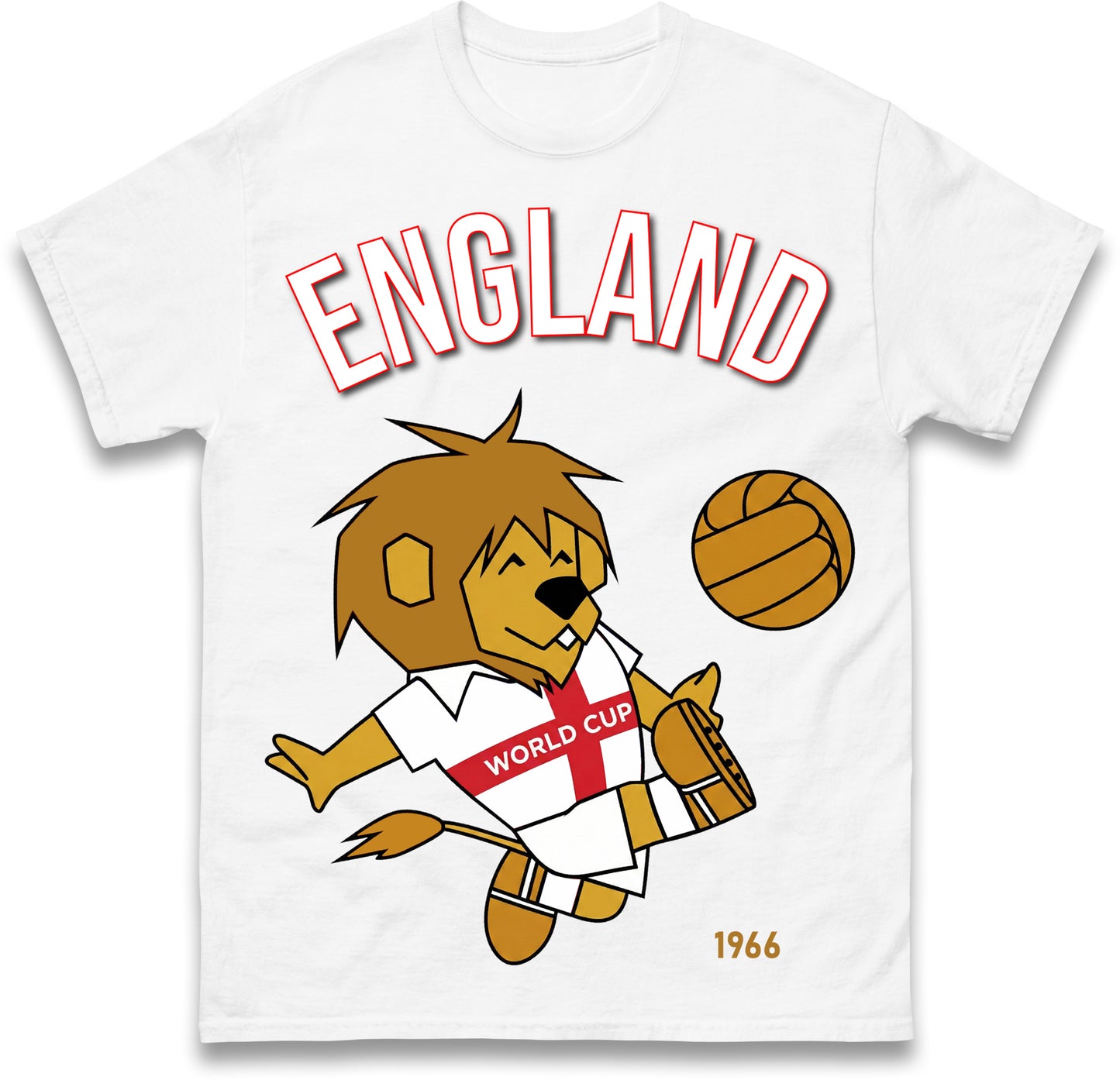 England World Cup Willie England 1966 T Shirt