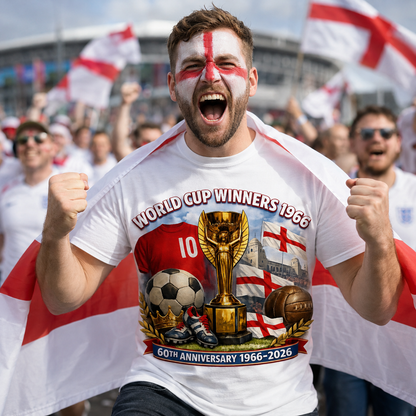 England World Cup Winners 1996-2026 Football Shirt