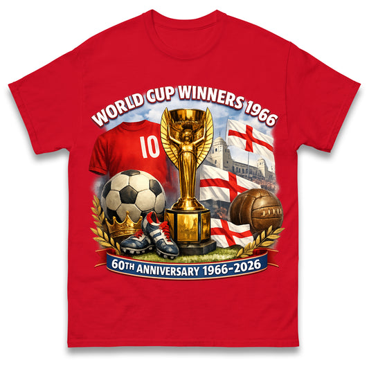 England World Cup Winners 1996-2026 Football Shirt