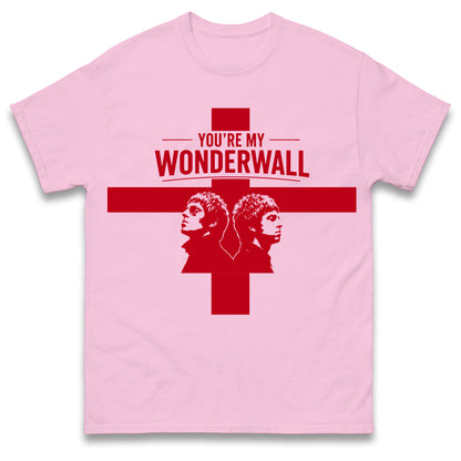 England Wonderwall Oasis World Cup T Shirt