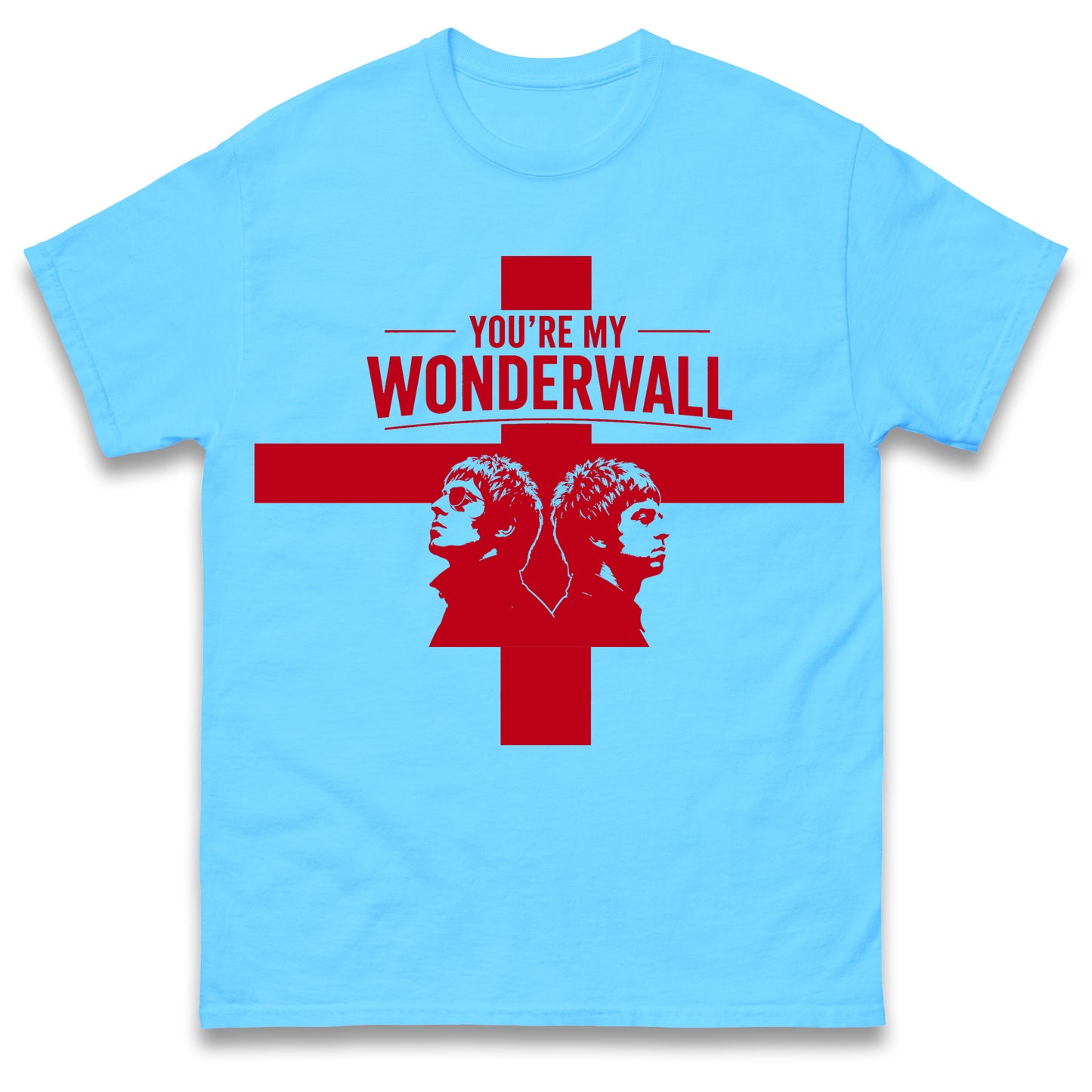 England Wonderwall Oasis World Cup T Shirt