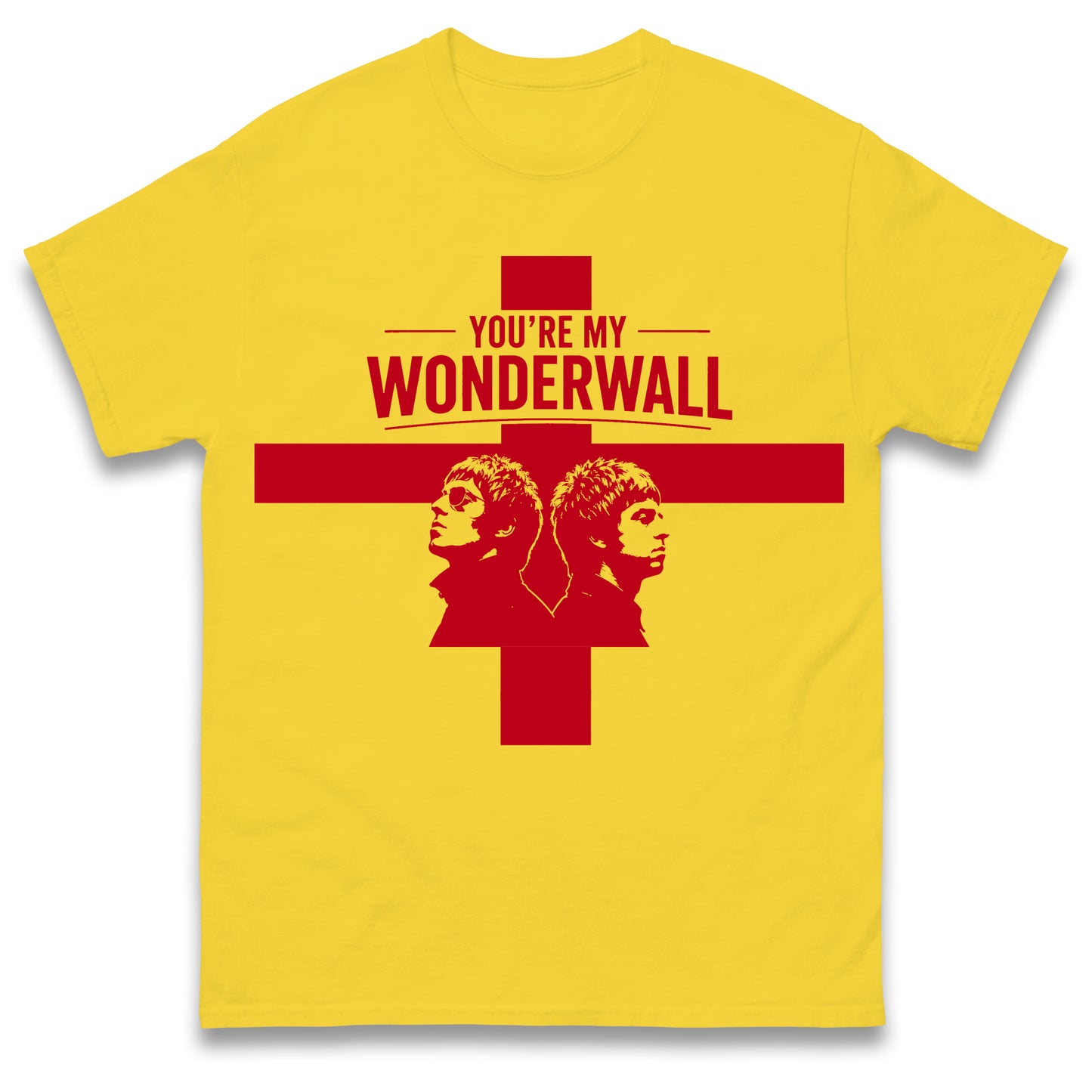 England Wonderwall Oasis World Cup T Shirt