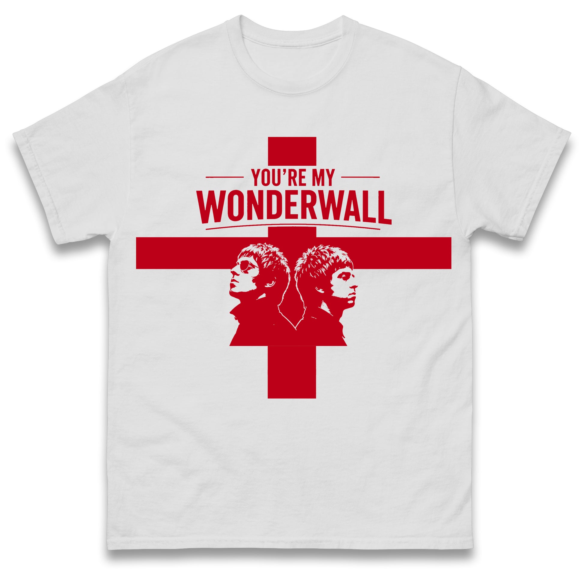 England Wonderwall Oasis World Cup T Shirt
