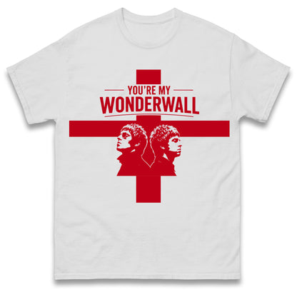 England Wonderwall Oasis World Cup T Shirt