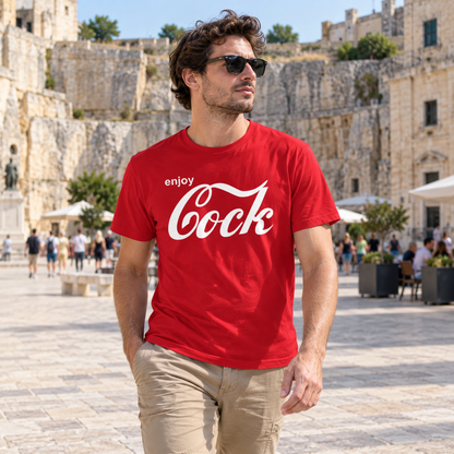 Enjoy Cock T-Shirt Funny Graphic Tee