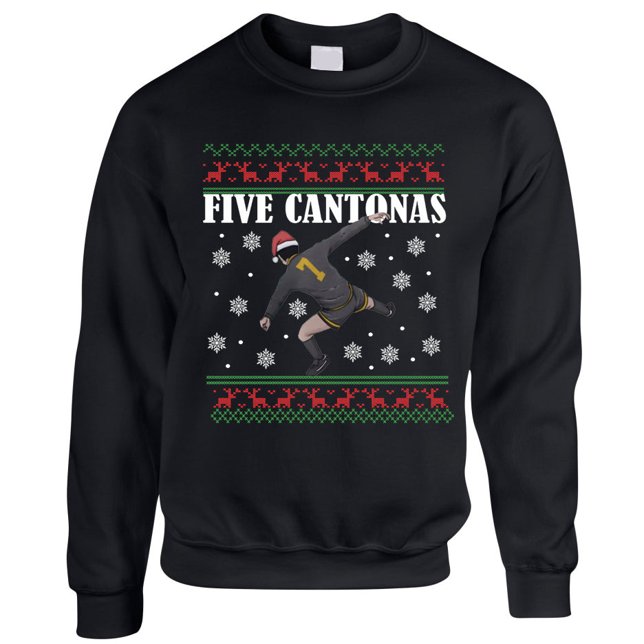 Eric Cantona Christmas Jumper