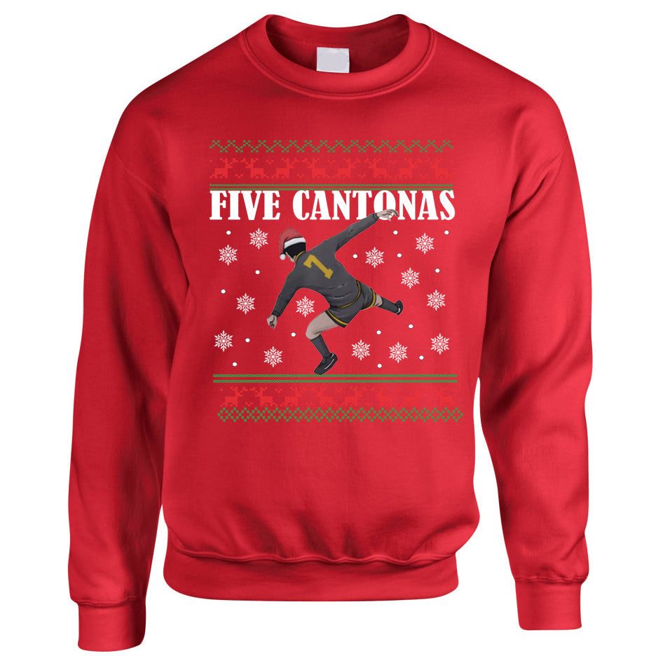 Eric Cantona Christmas Jumper