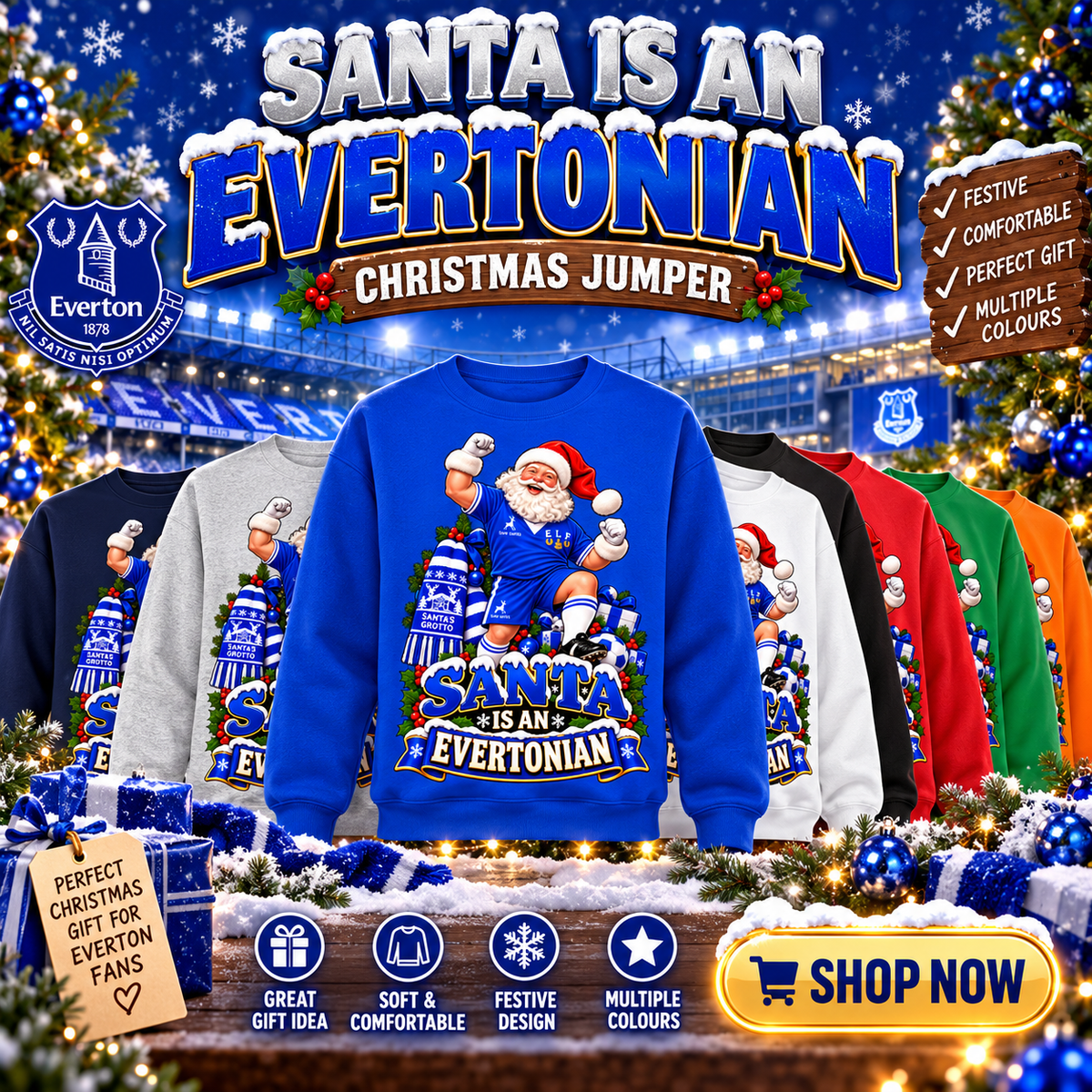 Everton Christmas Jumper