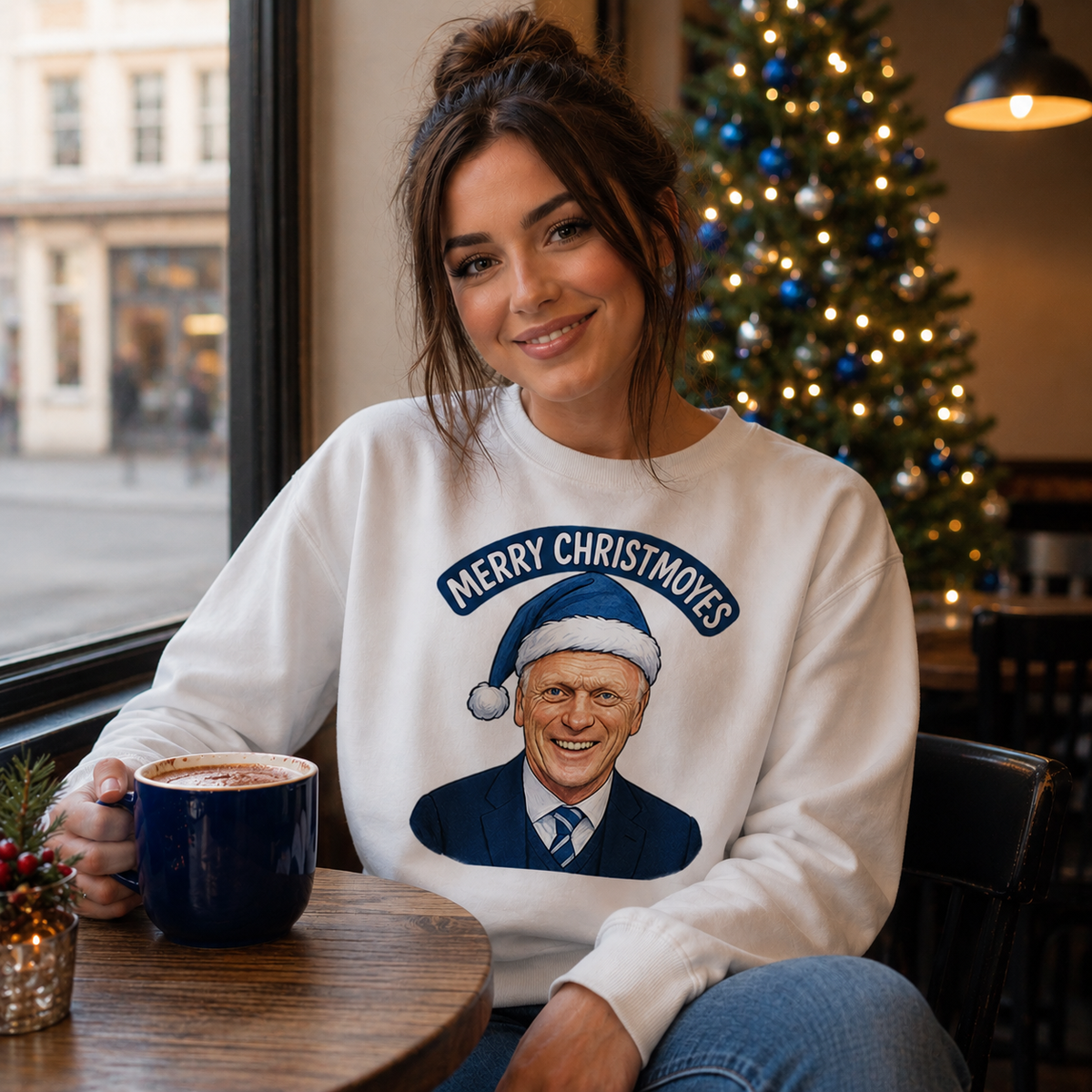 Everton Christmas Jumper Mens