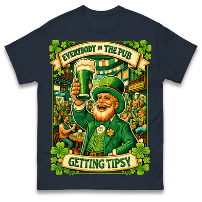 Everybody in The Pub Getting Tipsy T Shirt