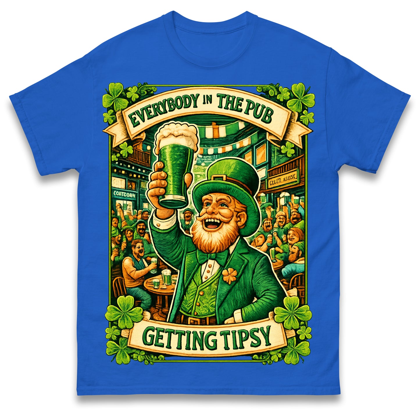 Everybody in The Pub Getting Tipsy T Shirt