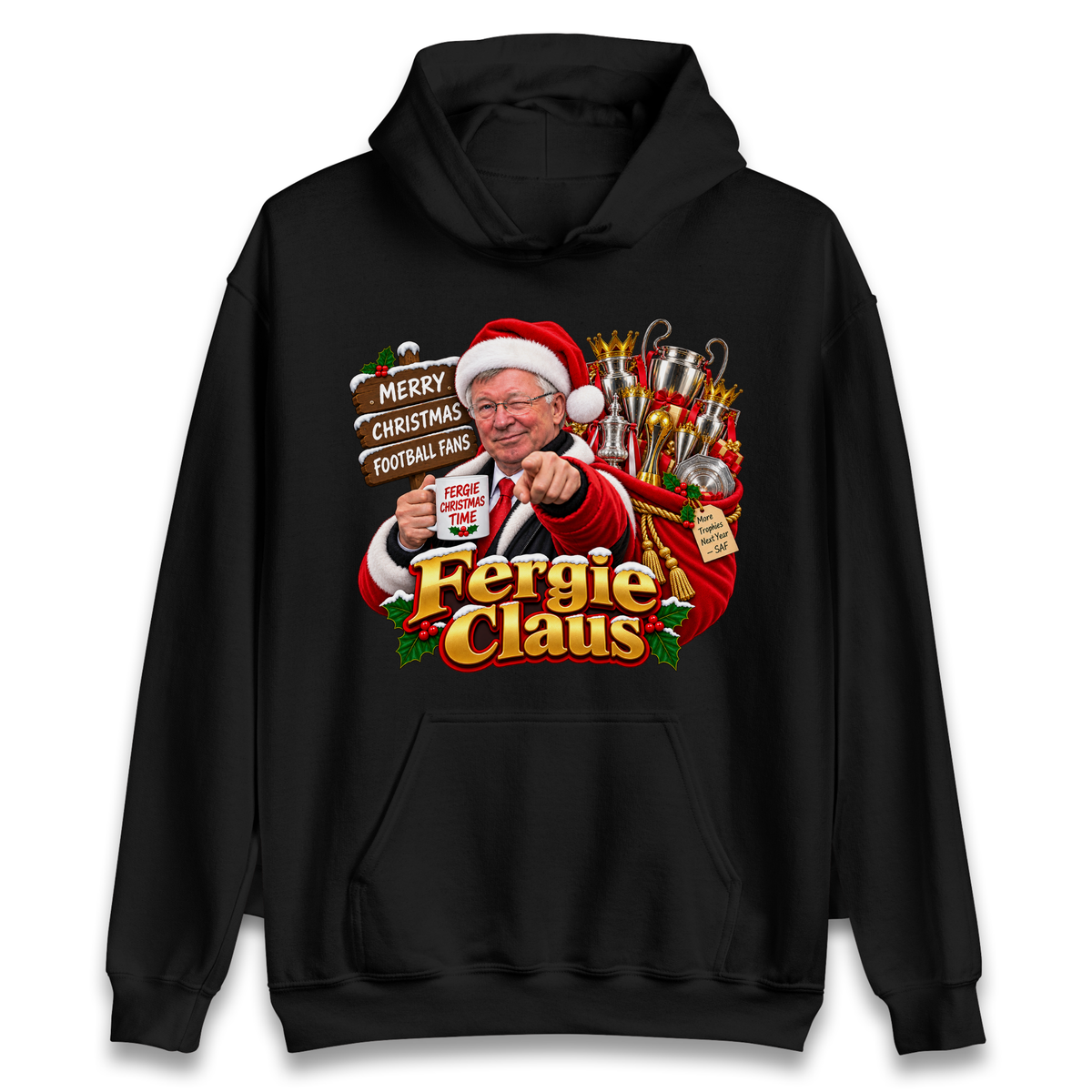 Man United Christmas Hoodie