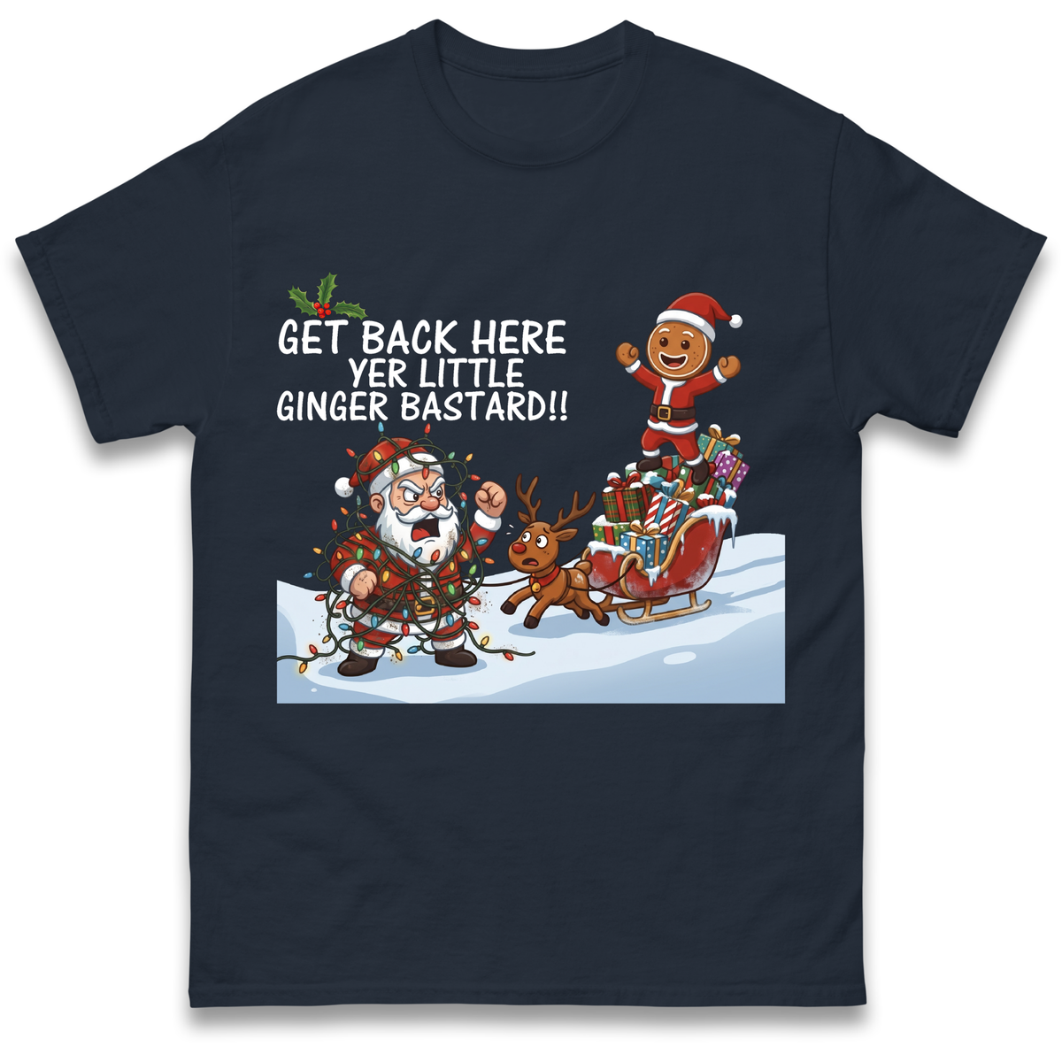 santa joke graphic T-Shirt