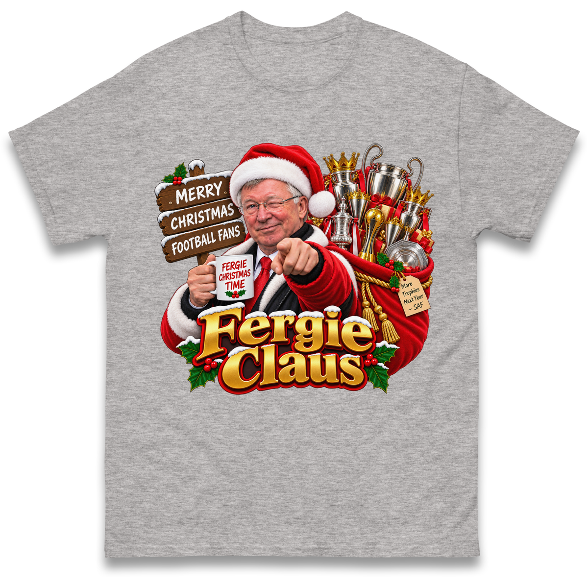 Man United Christmas T-Shirt