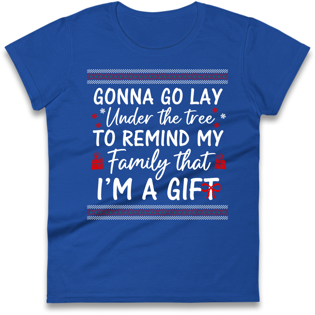 Christmas jumper Ladies T-Shirt