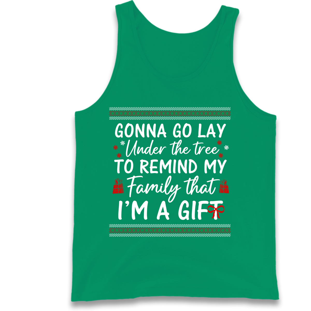 Christmas jumper Tank Top