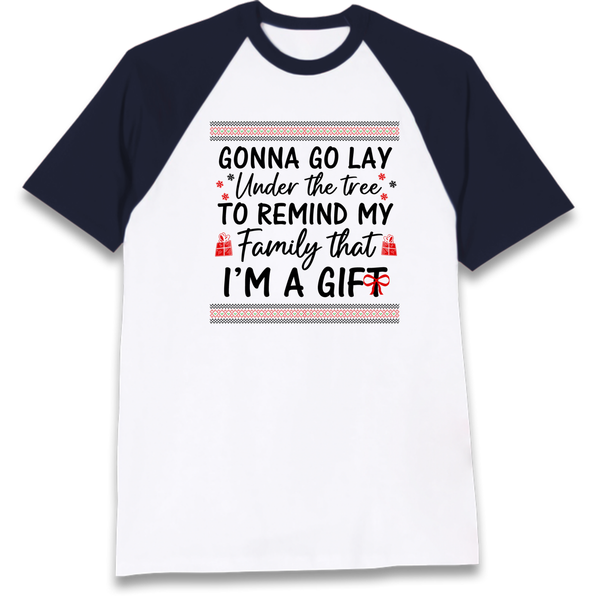 Christmas jumper Raglan T-Shirt