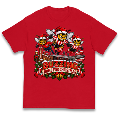 Brentford Football Christmas Kids T-Shirt