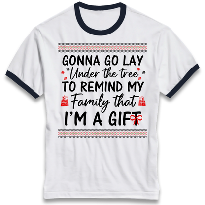 Christmas jumper Ringer T-Shirt