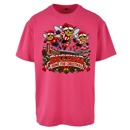 Brentford Football Christmas Oversized T-Shirt