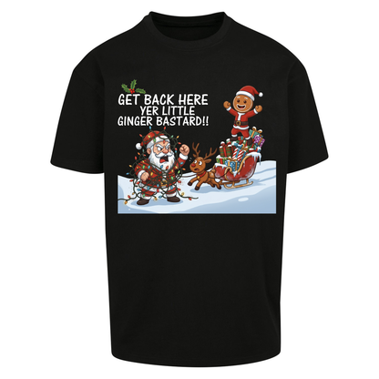 santa joke graphic Oversized T-Shirt